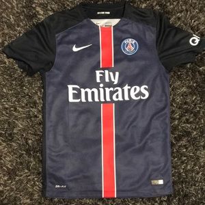 Men’s Paris St Germain soccer jersey size small.